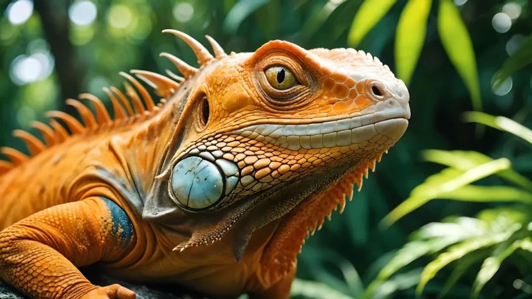 Why Do Green Iguanas Turn Orange?